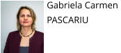 Gabriela Carmen  PASCARIU